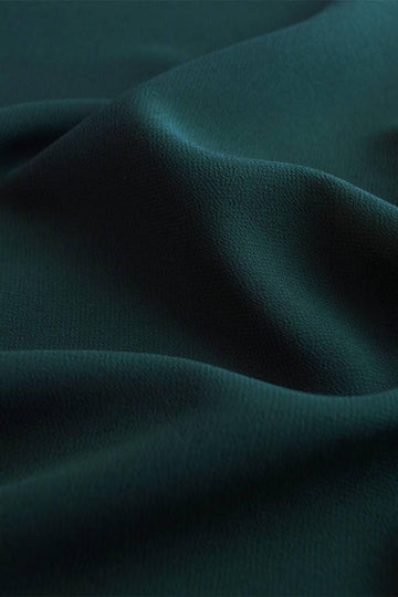 Premium Georgette Hijab - Bottle Green