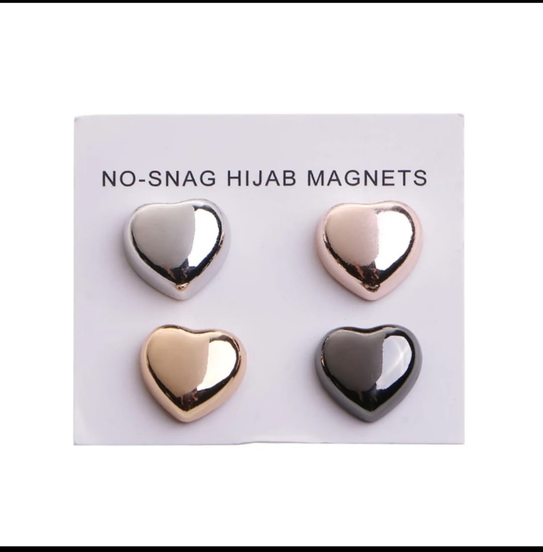 Magnetic pins - Pack of 4 (Metallic)