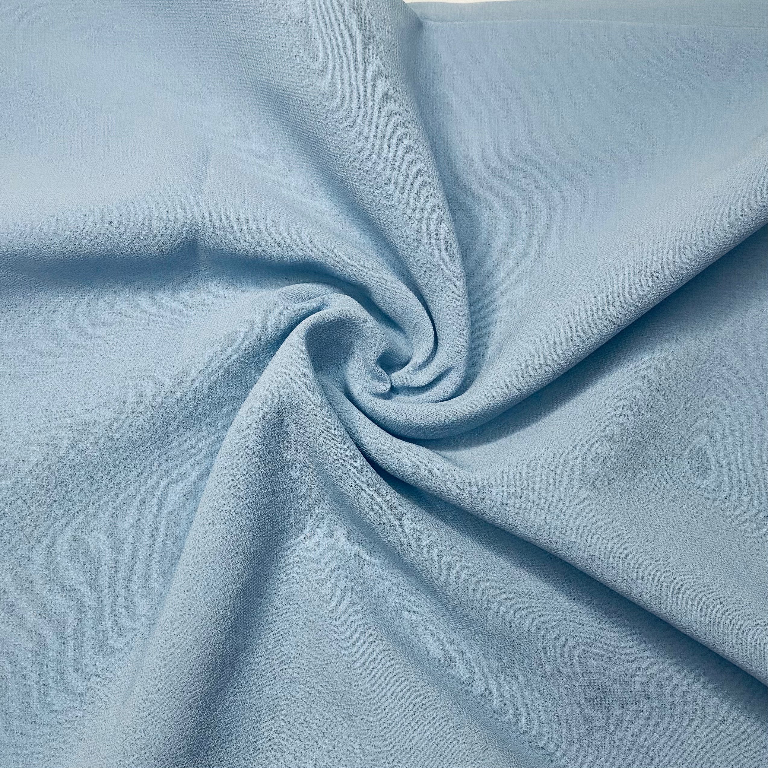 Premium Georgette Hijab - Baby Blue