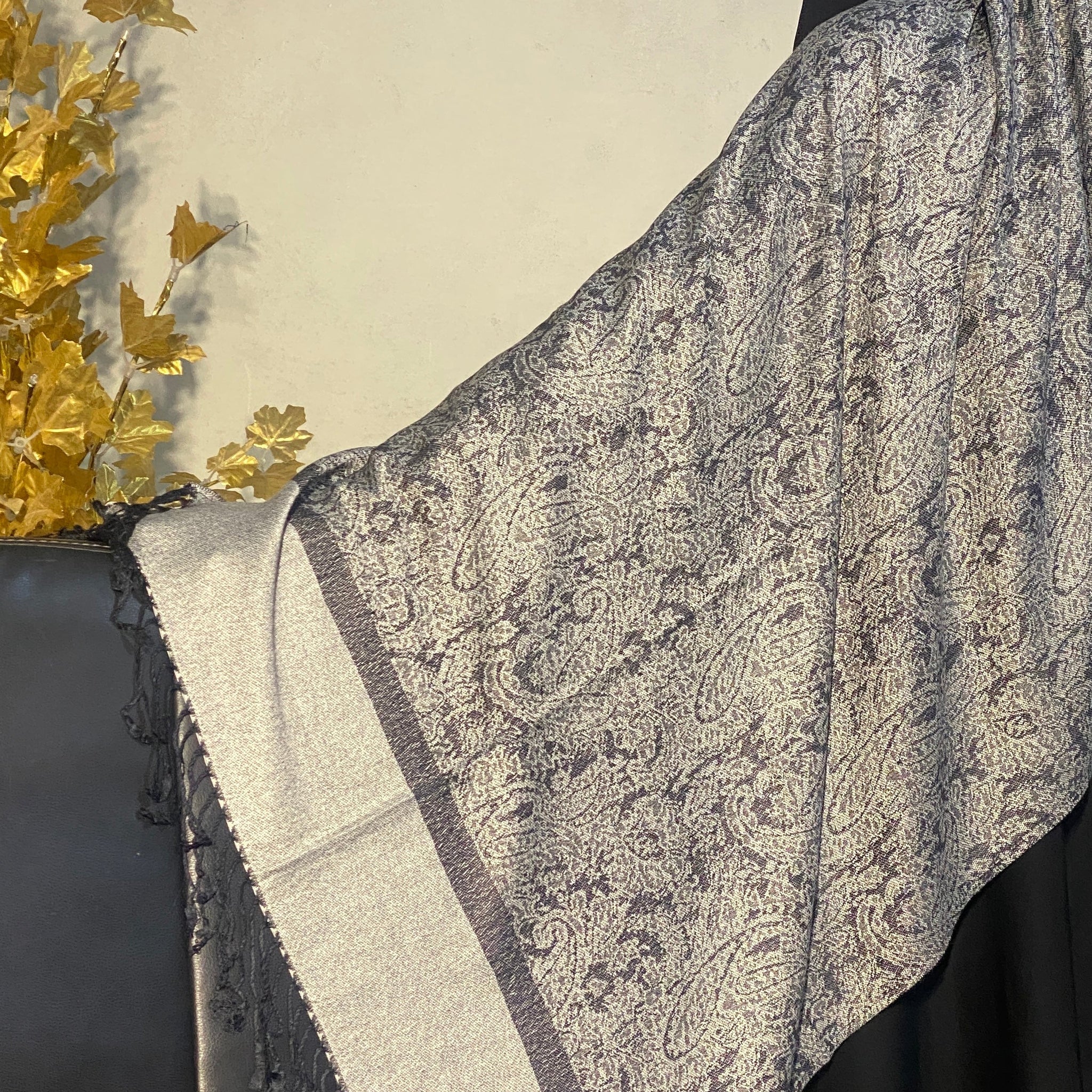 Two-Tone Pashmina - Beige