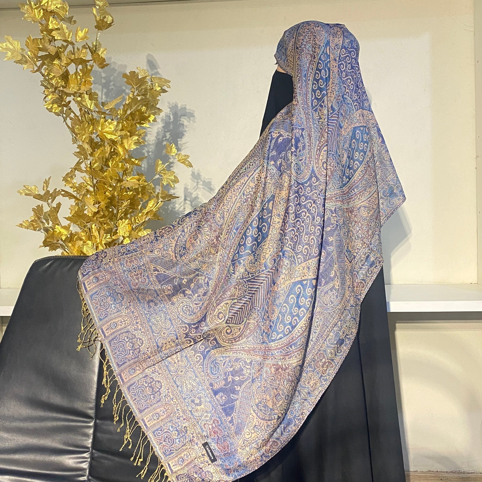 Multi-Tone Pashmina - Bluish Hues