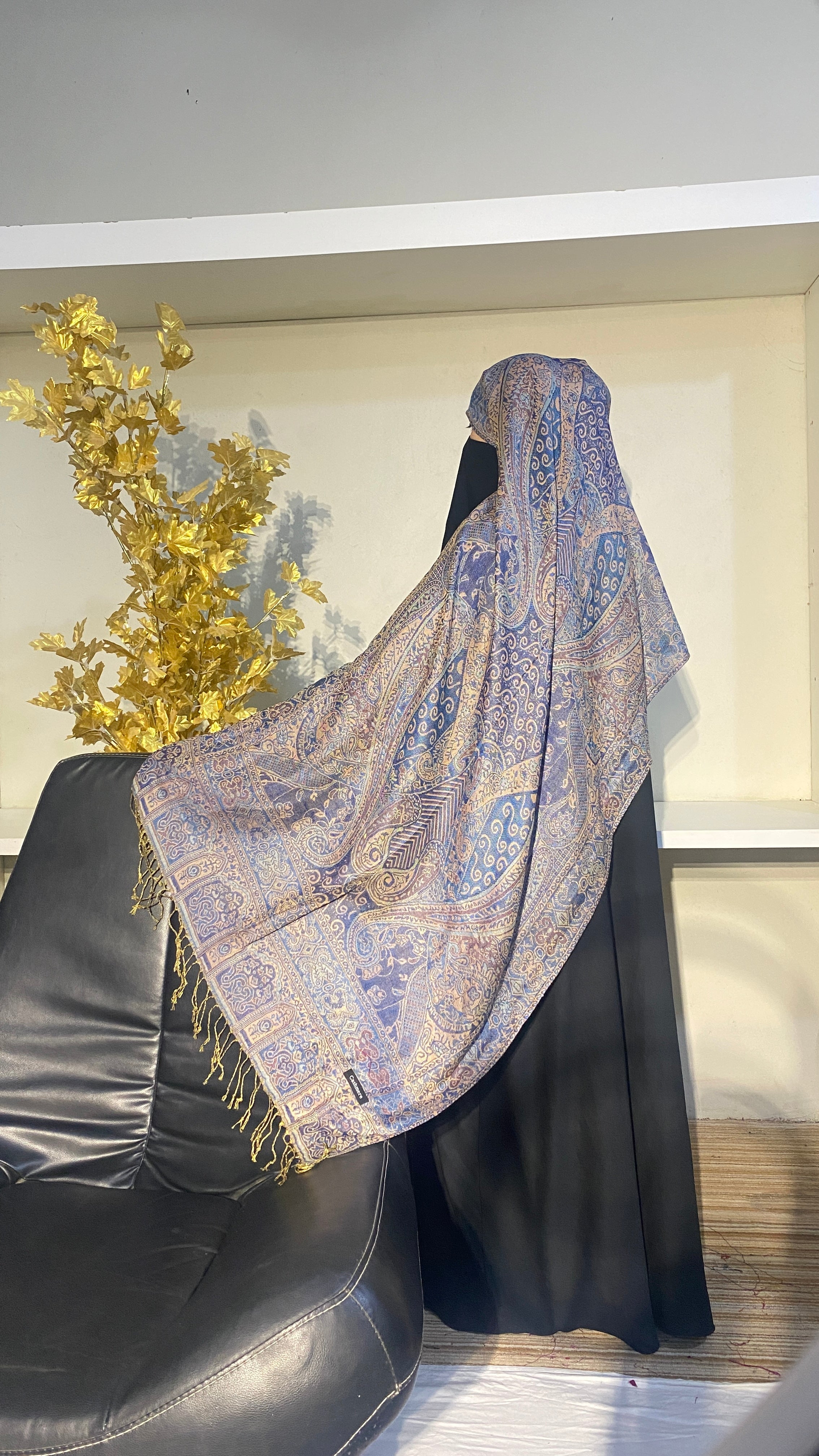 Multi-Tone Pashmina - Bluish Hues