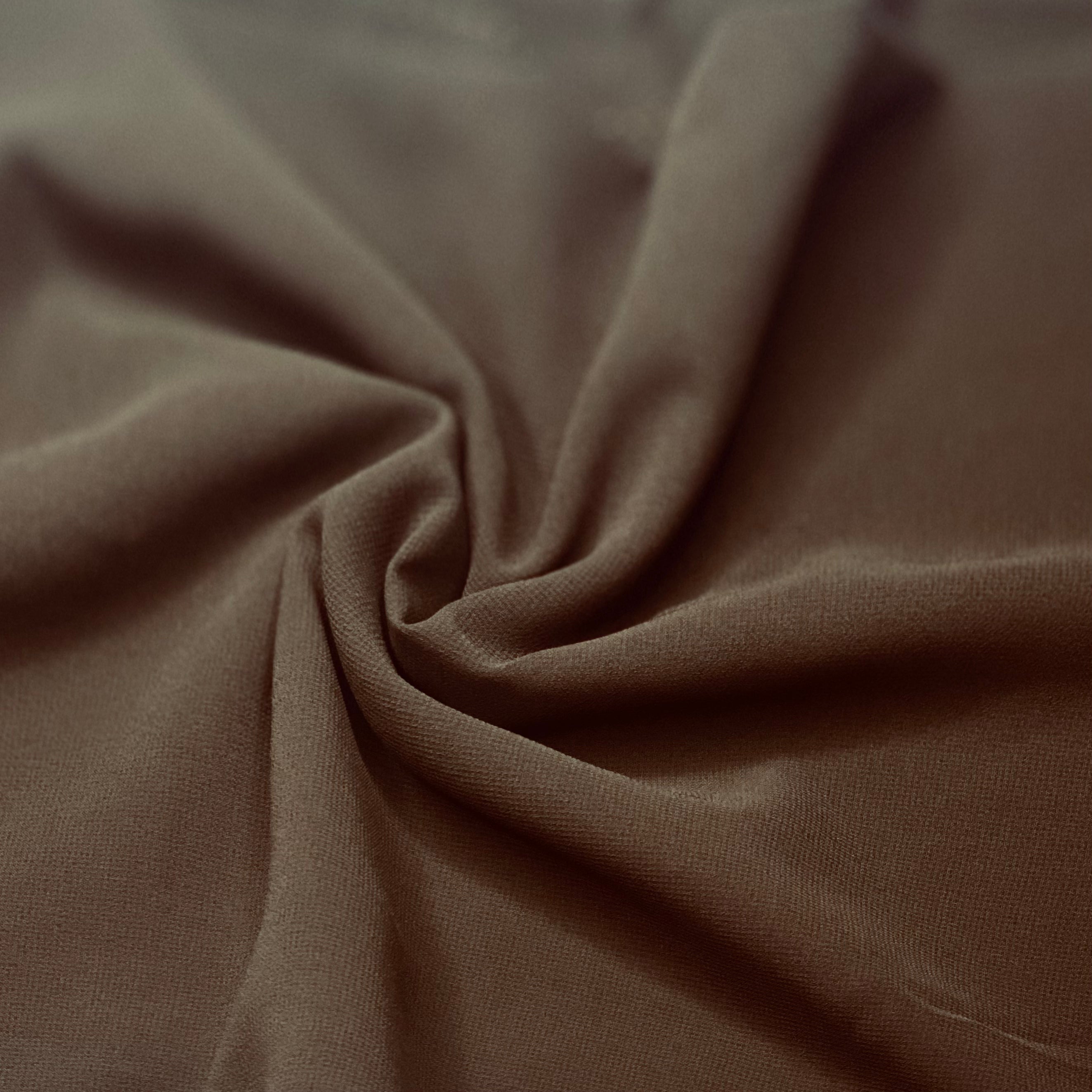 Premium Georgette Hijab - Coco Brown