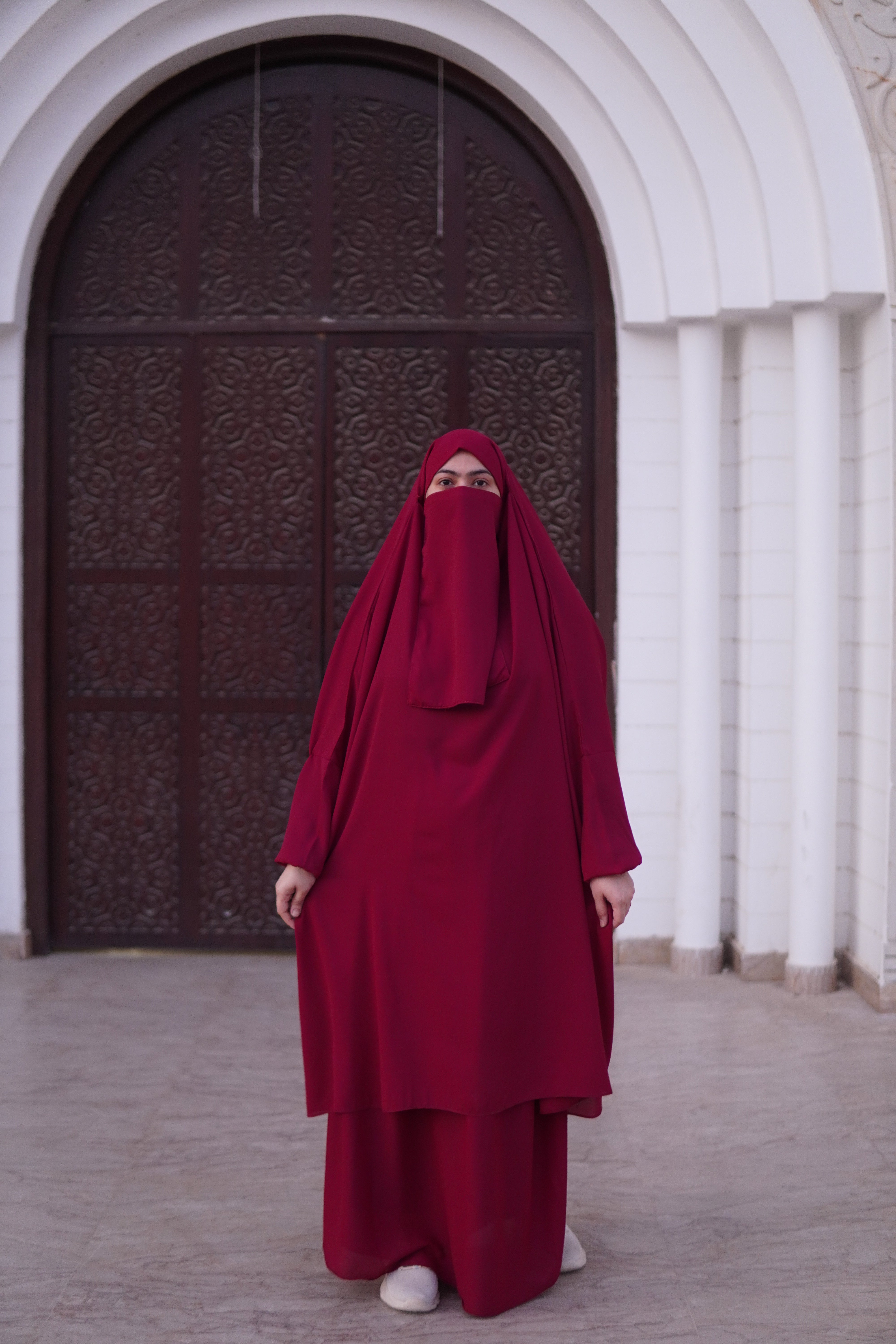 Luna Jilbab - Maroon