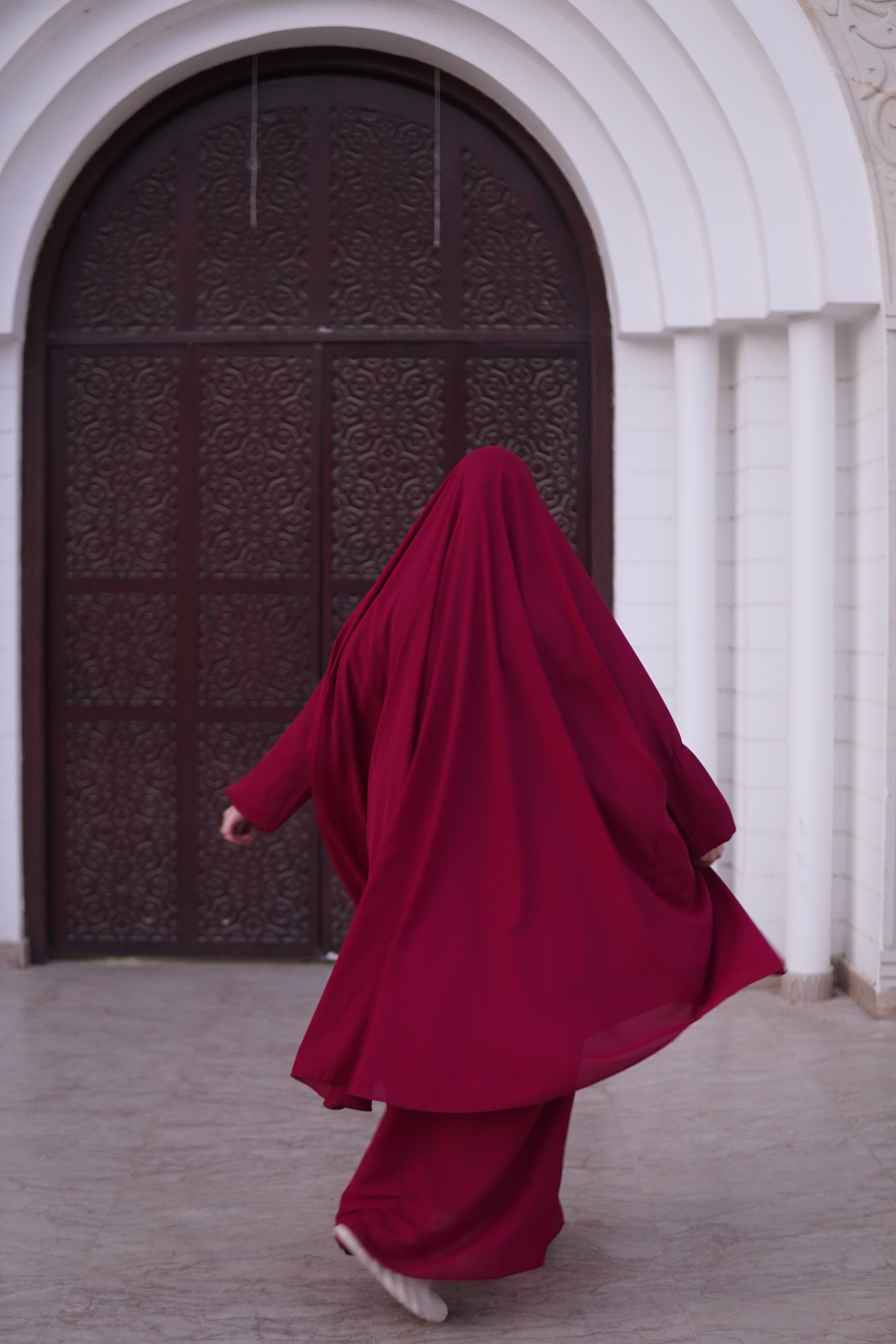 Luna Jilbab - Maroon