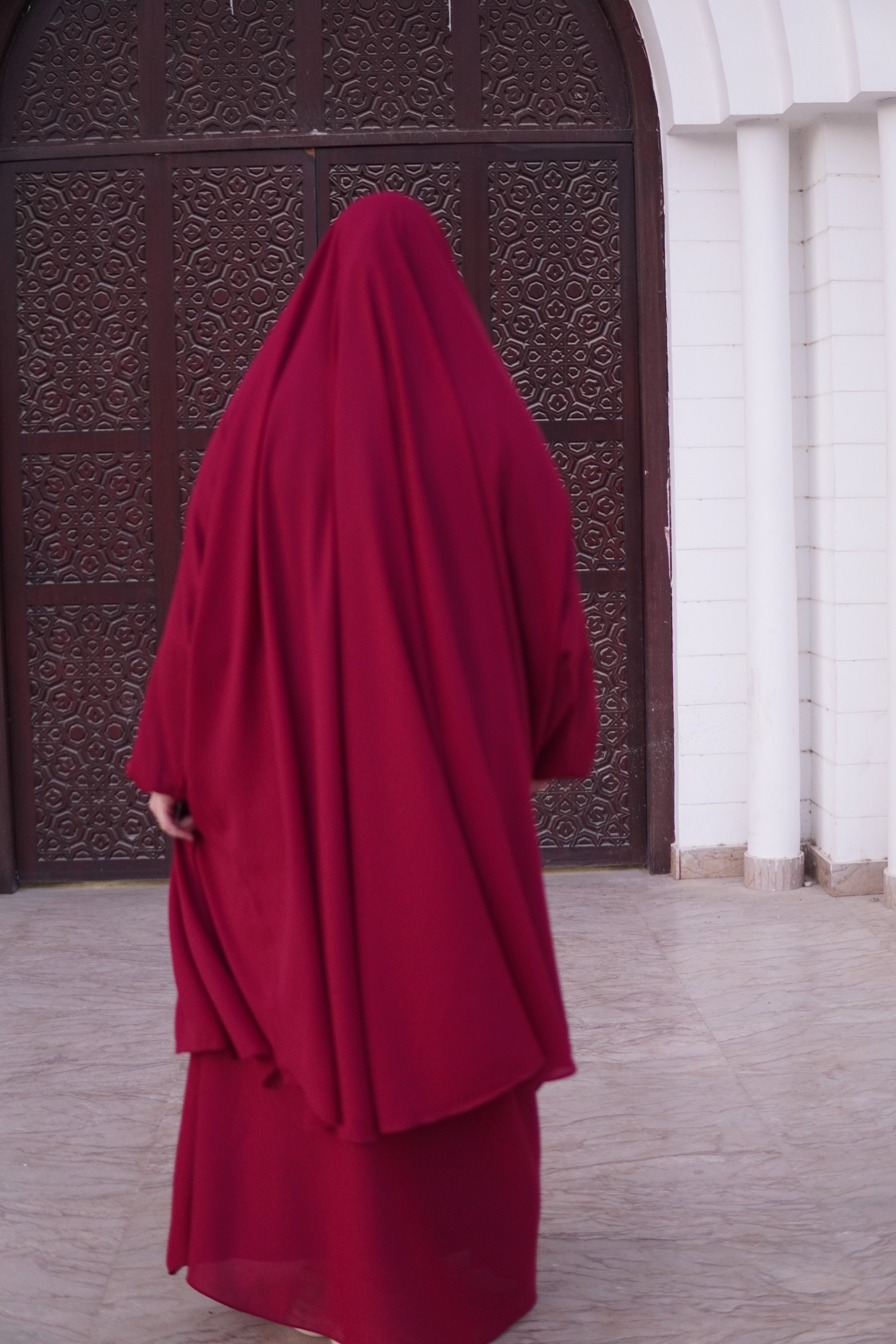 Luna Jilbab - Maroon