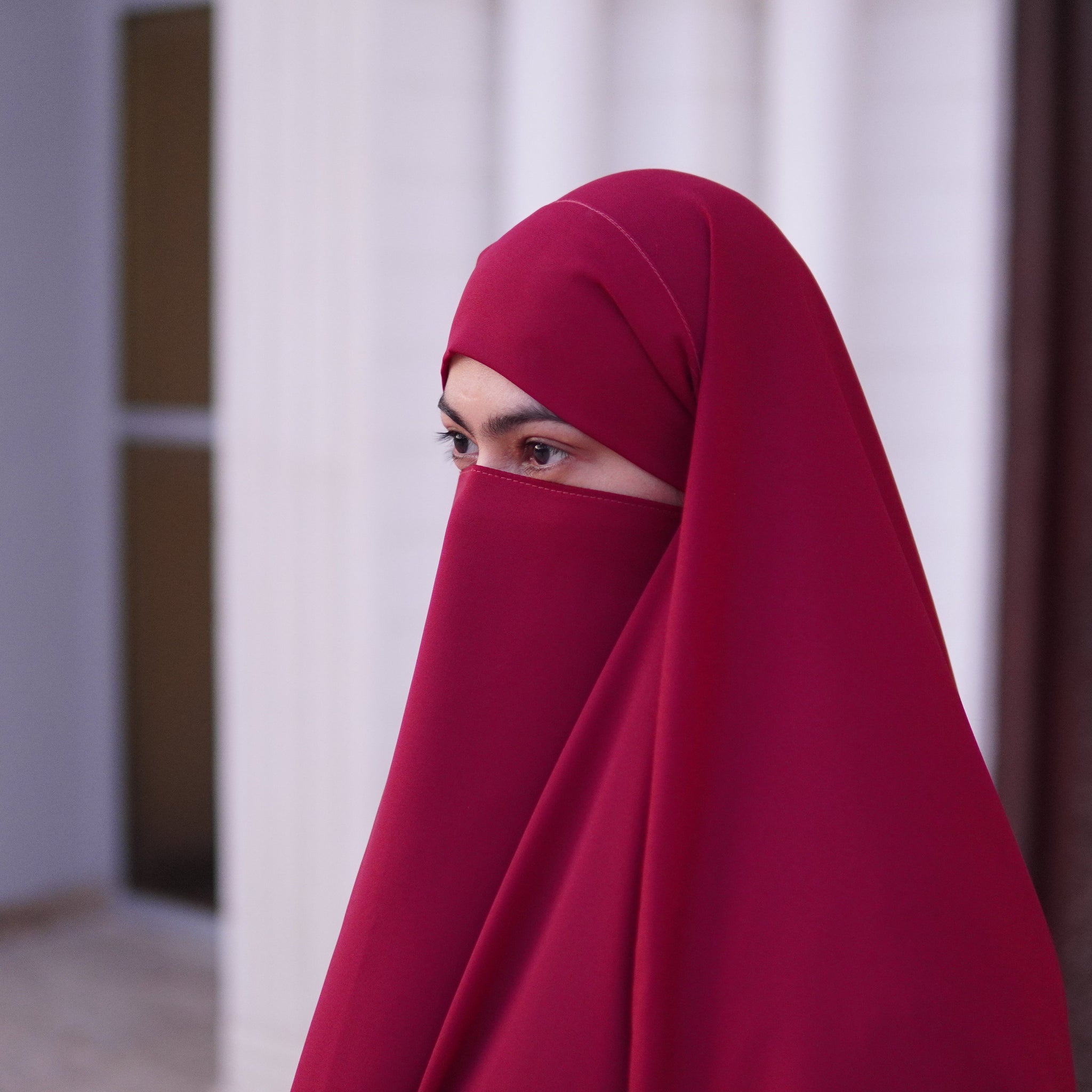 Luna Jilbab - Maroon