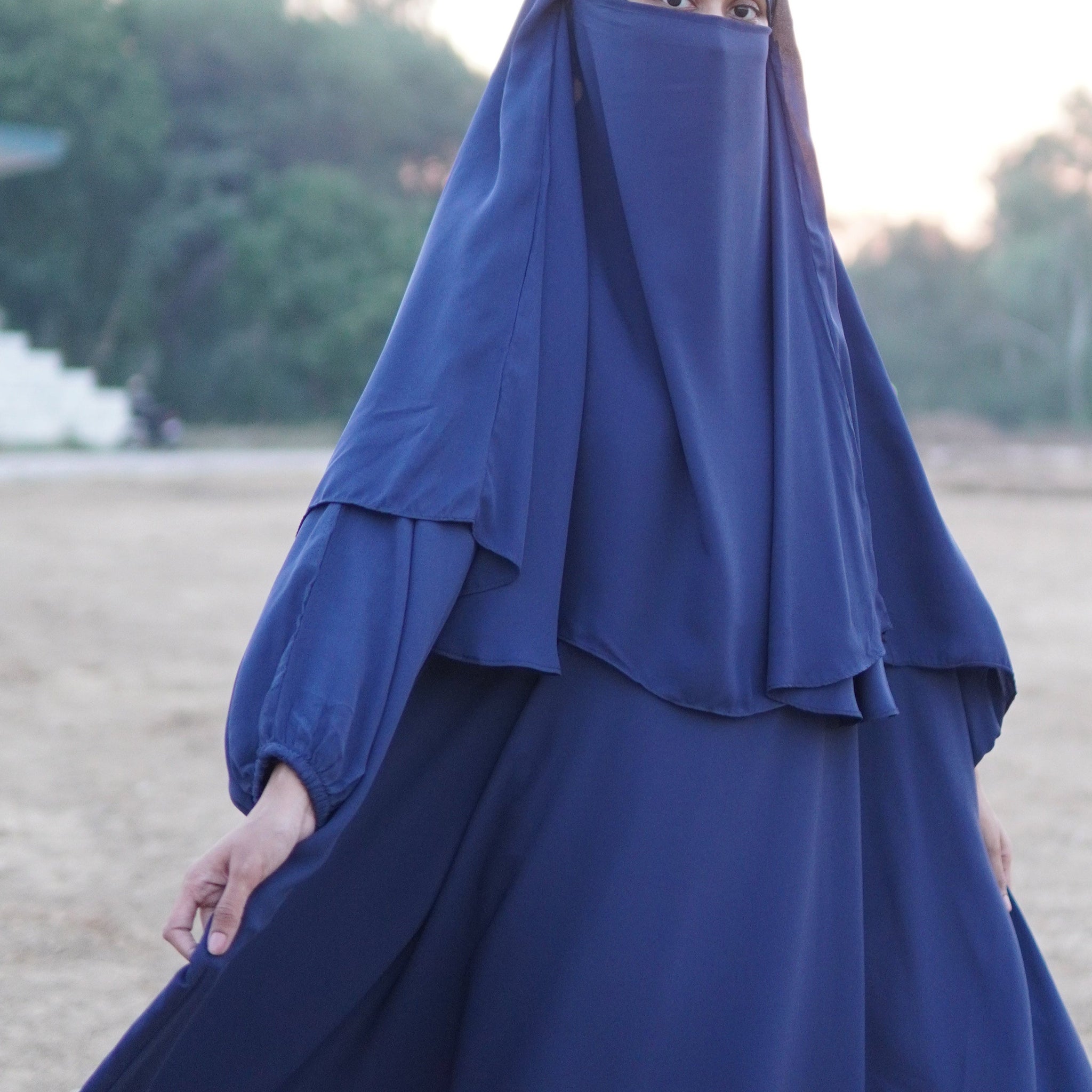 Royal Regal ABAYA - Navy Blue