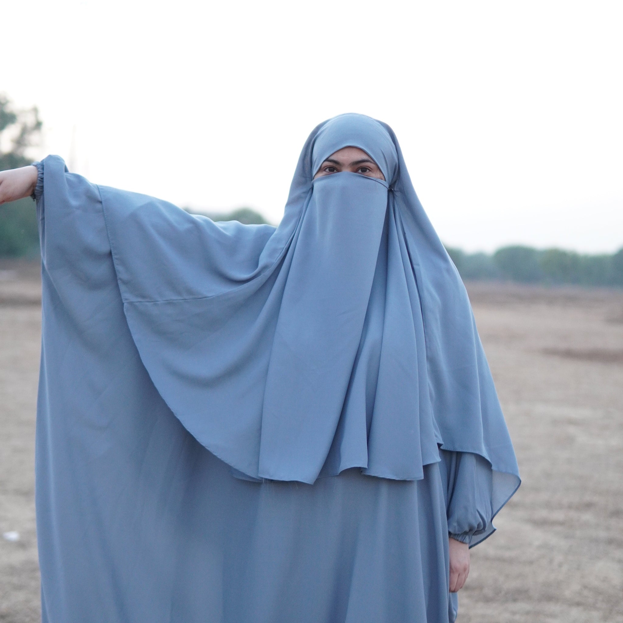 Royal Regal ABAYA - Baby Blue