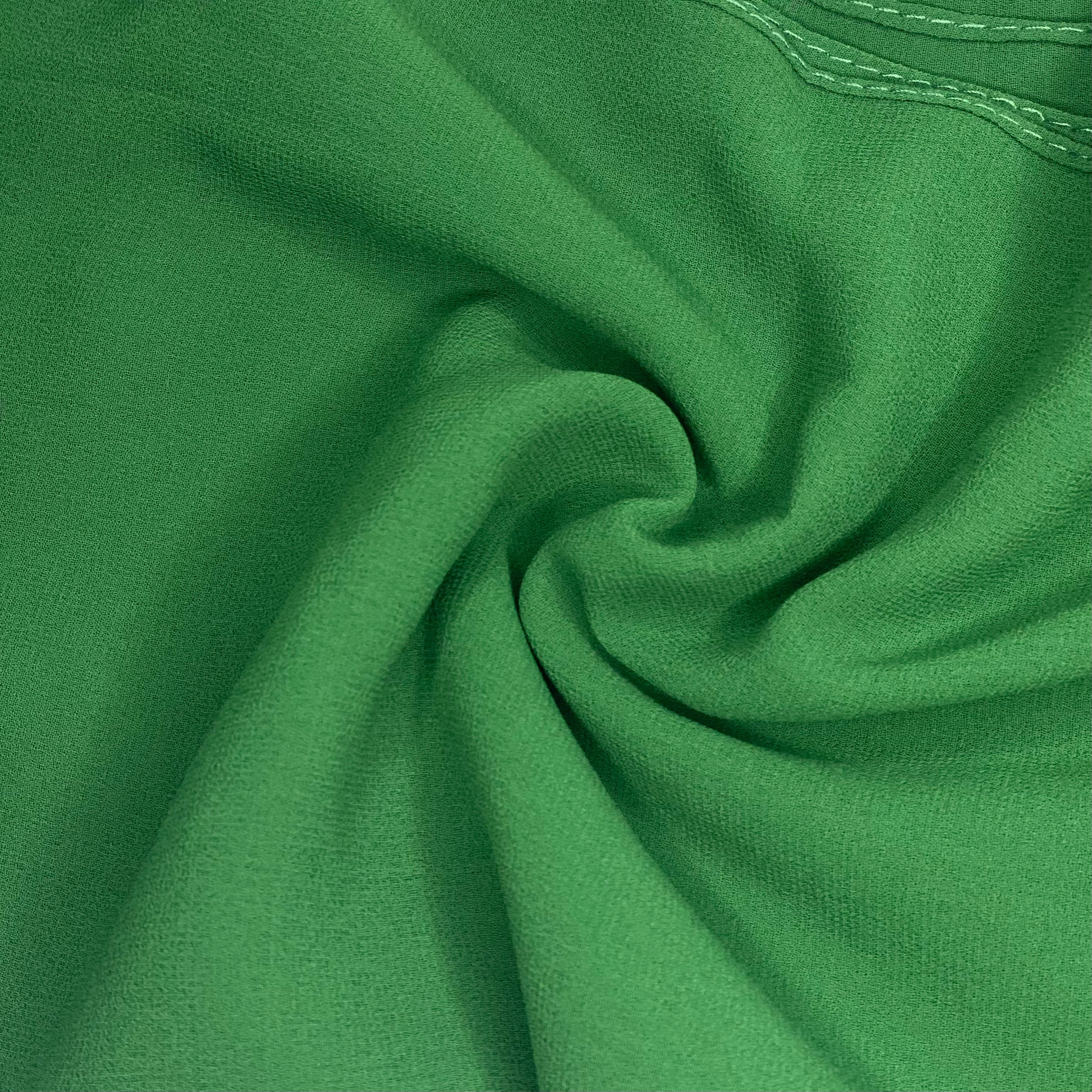 Premium Georgette Hijab - Forest Green