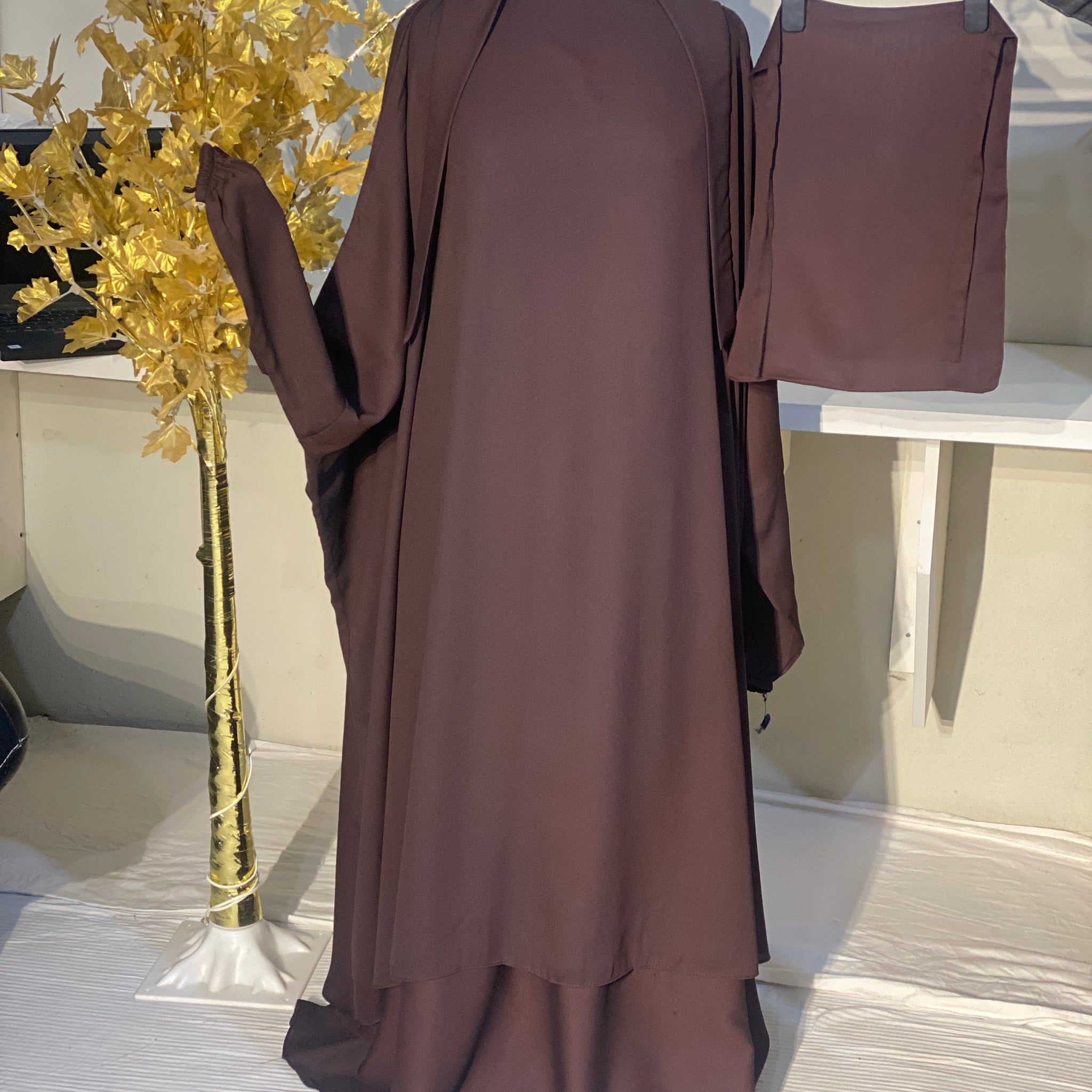 Luna Jilbab - Chocolate Brown