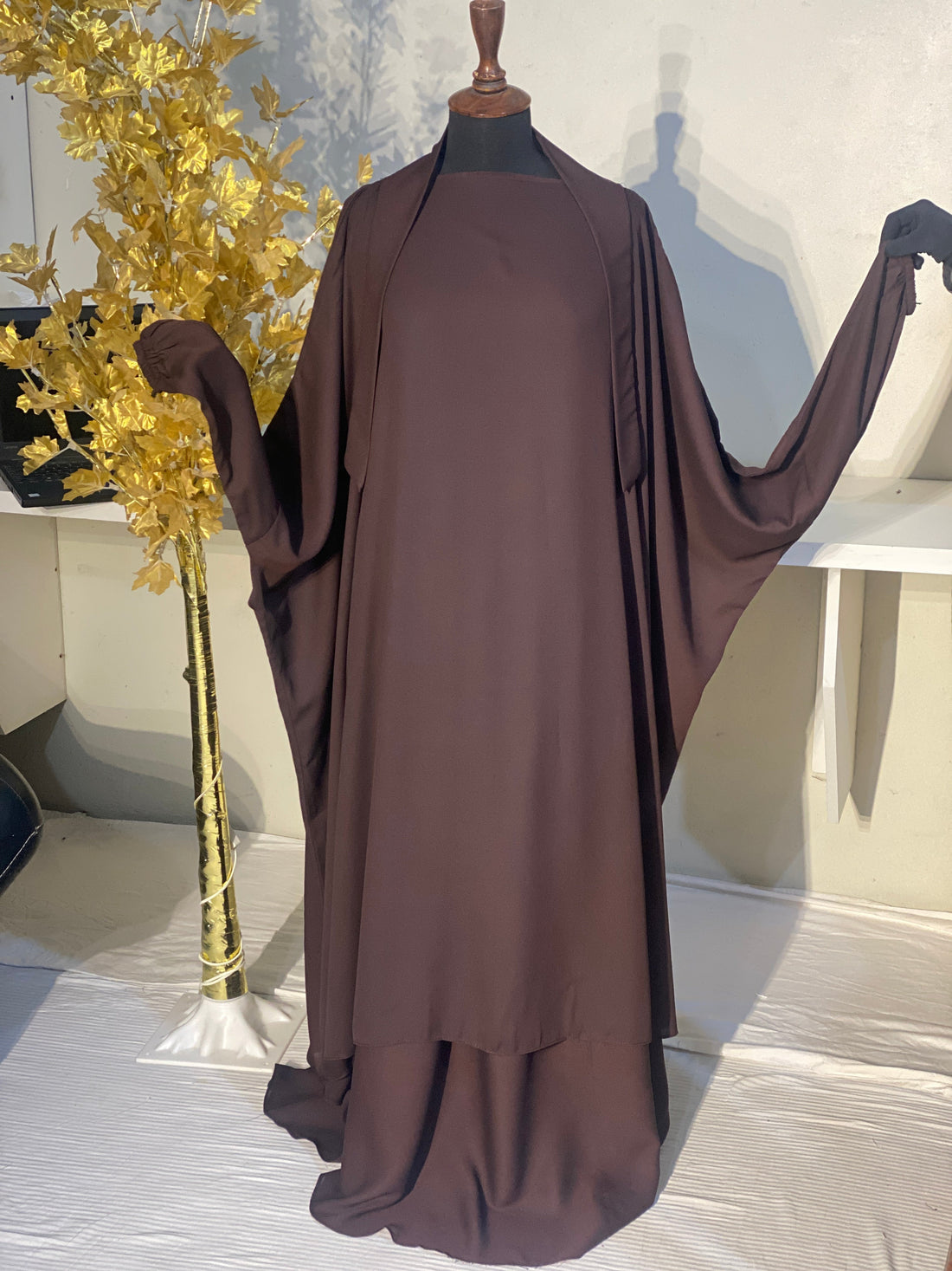 Luna Jilbab - Chocolate Brown