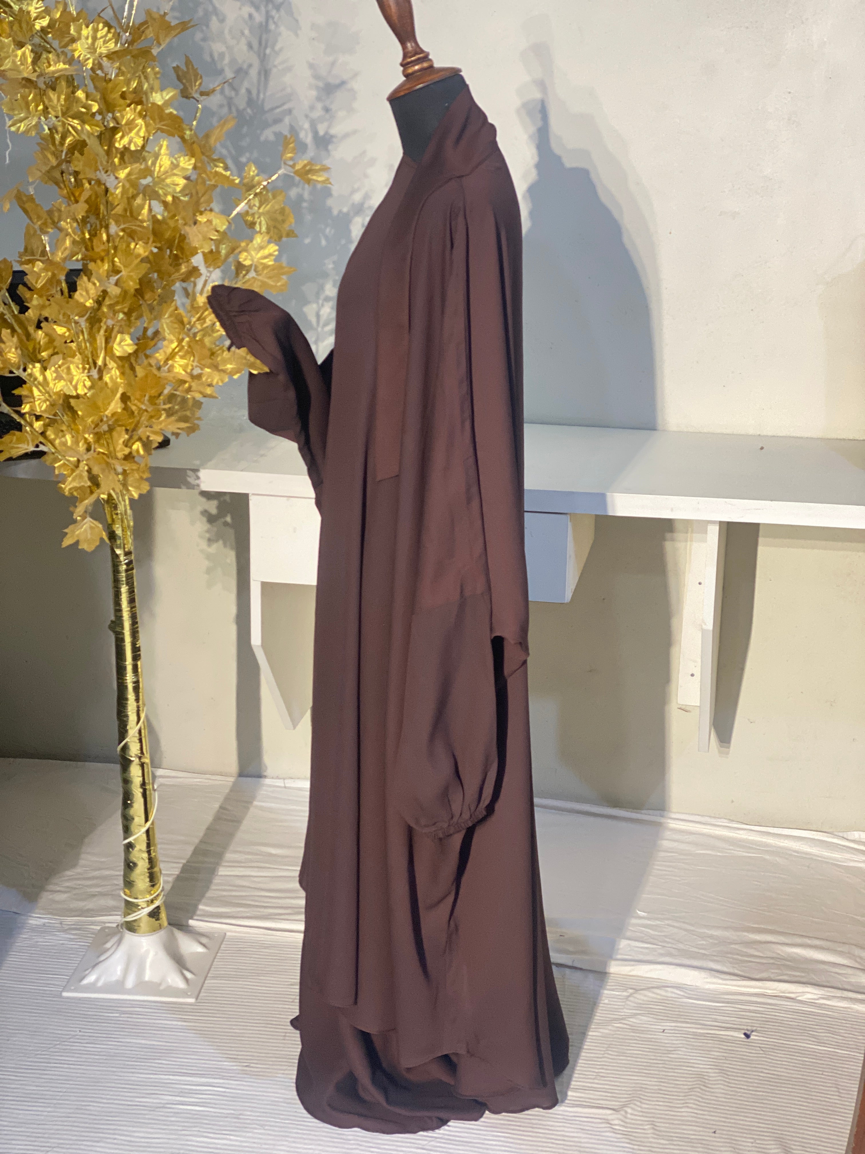 Luna Jilbab - Chocolate Brown