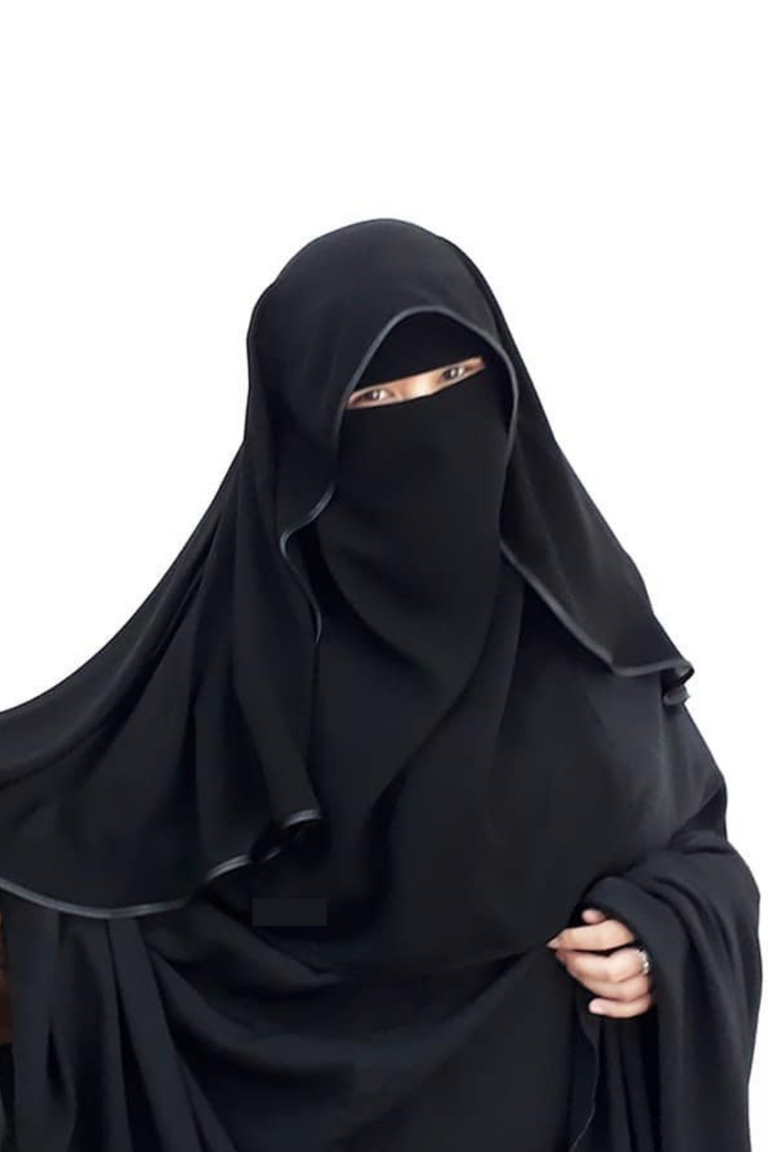 Butterfly Niqab - Black