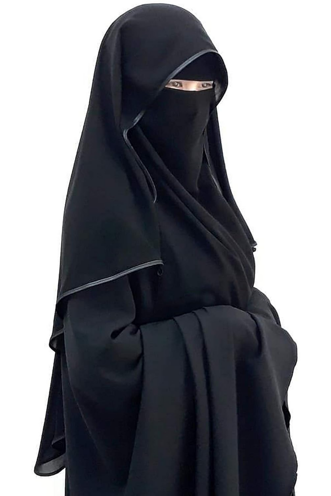 Butterfly Niqab - Black