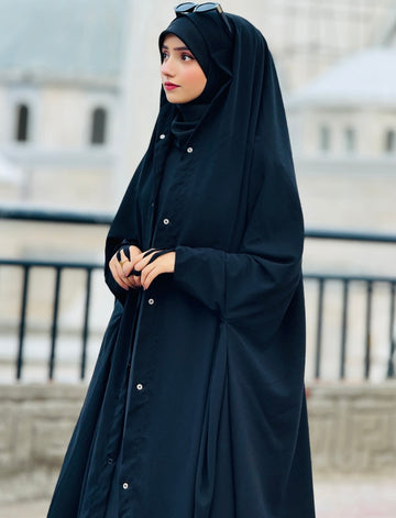 IRANI CHADAR WITH SLEEVES & BUTTONS
