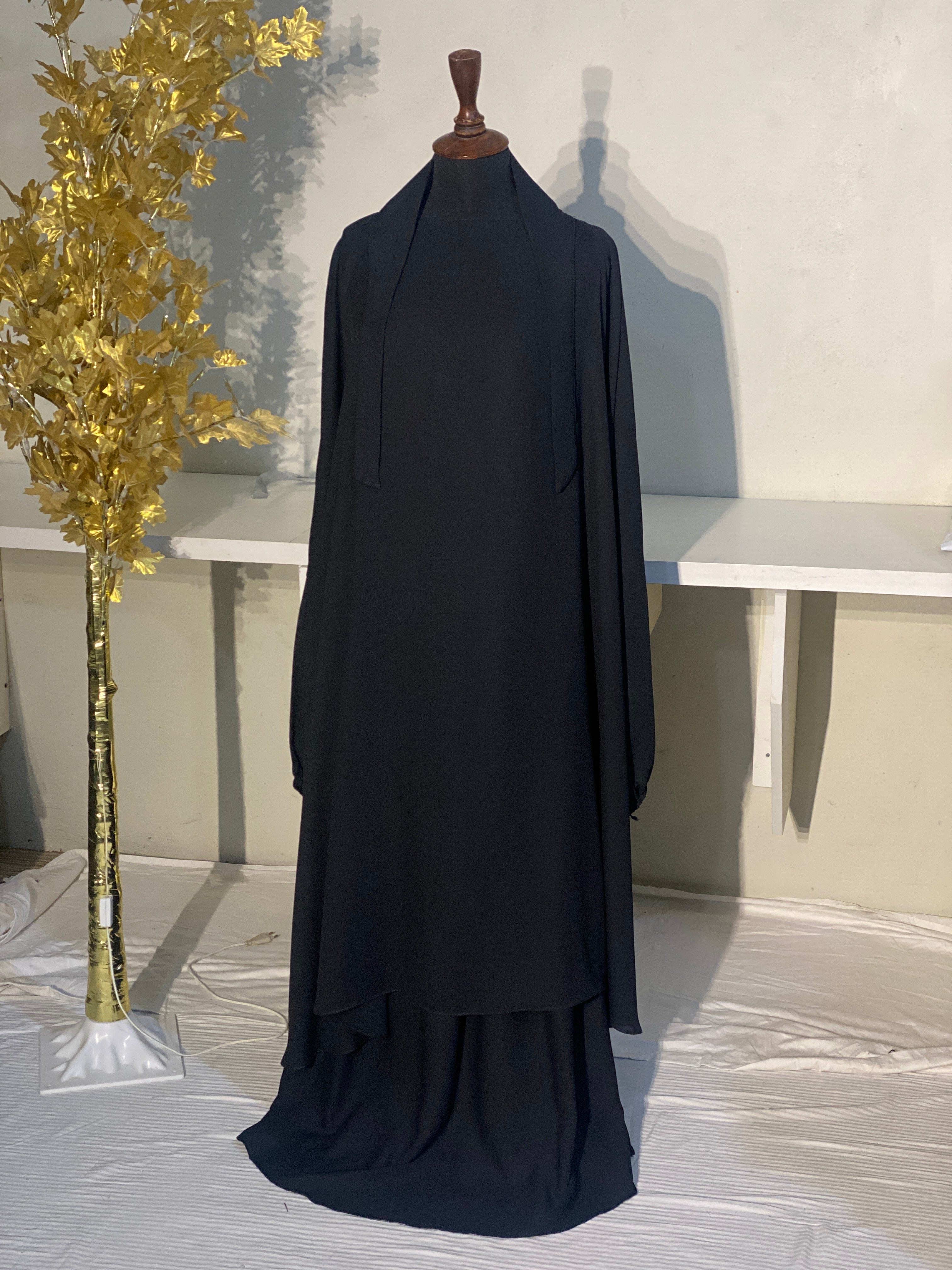 Luna Jilbab - Black