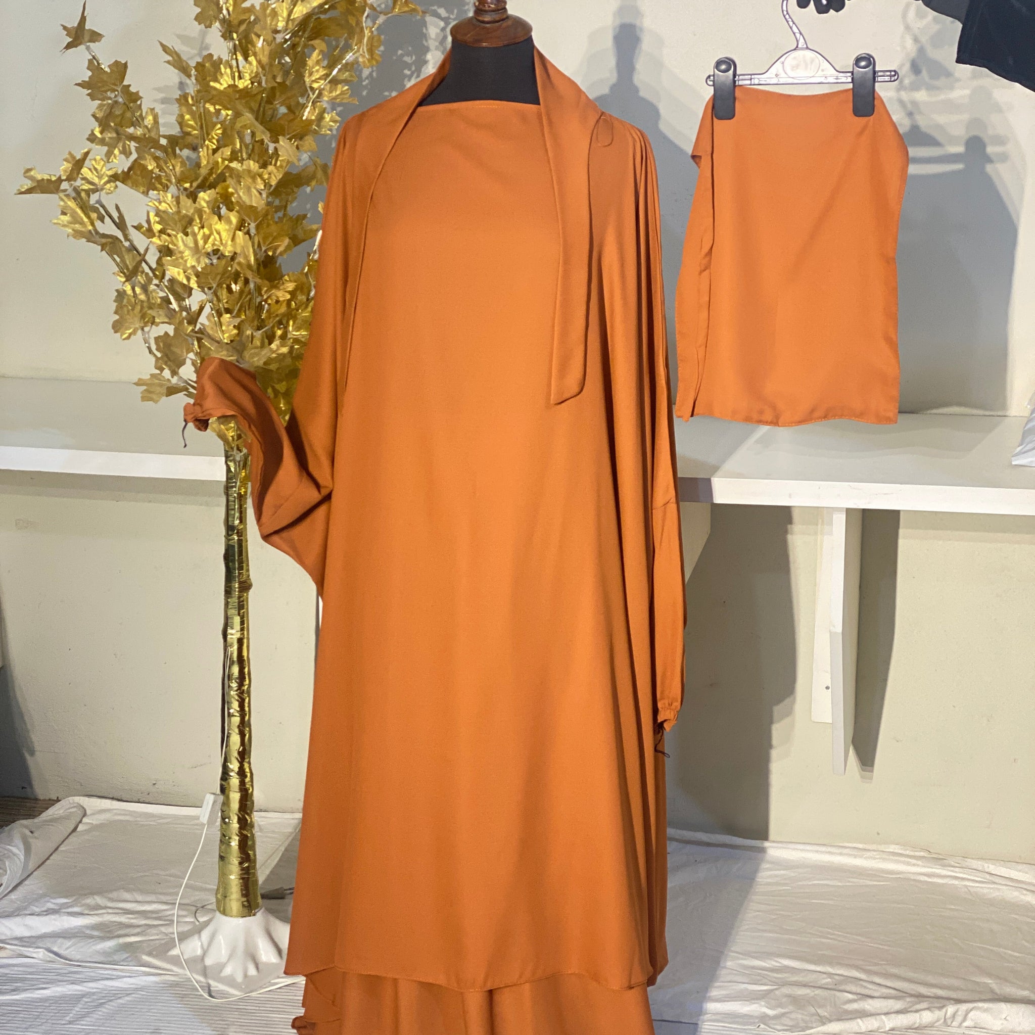Luna Jilbab - Rust