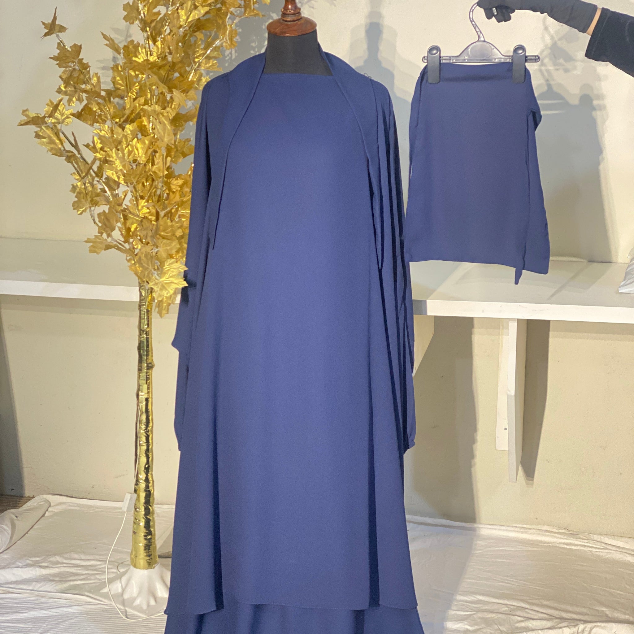 Luna Jilbab - Navy Blue
