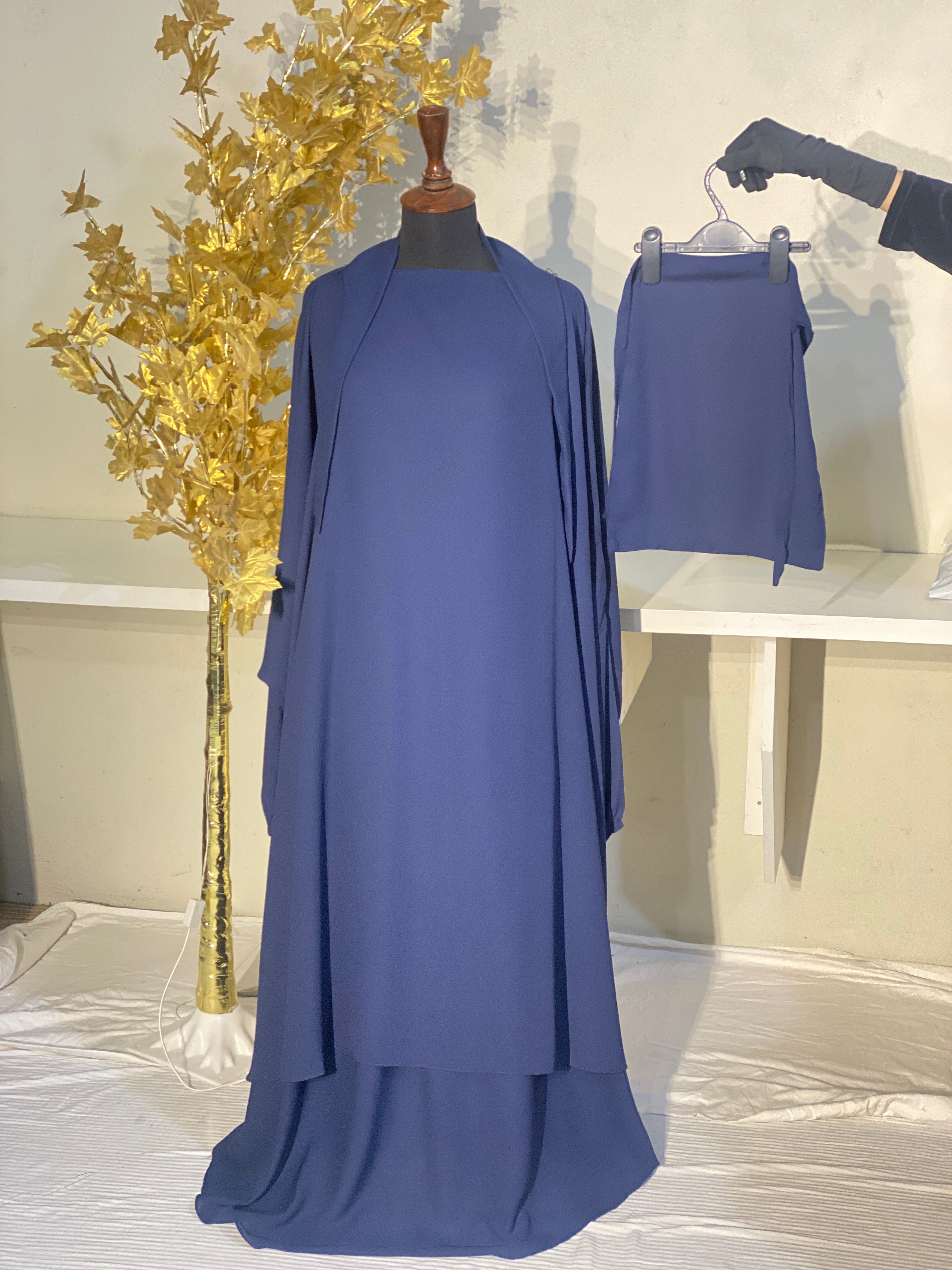 Luna Jilbab - Navy Blue