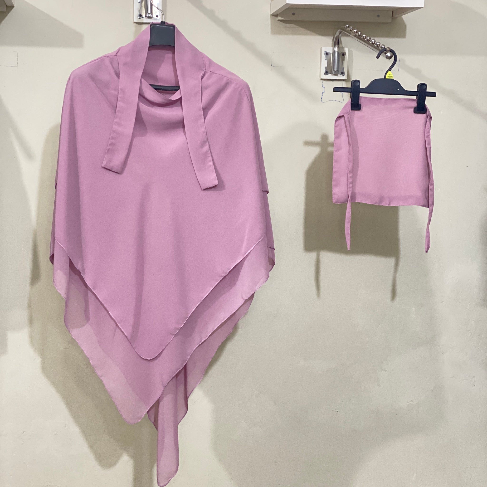 Three-Layered Khimar - Lilac