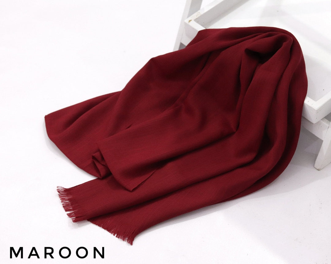 Turkish Hijab - Maroon