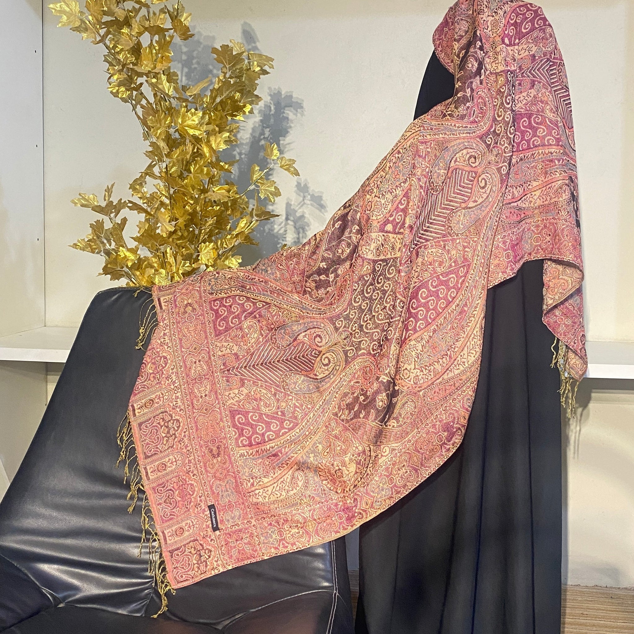 Multi-Tone Pashmina - Mauve Pink