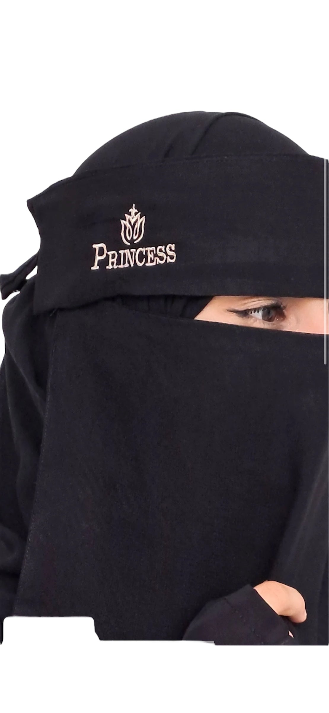 Saudi Flap Niqab - Black