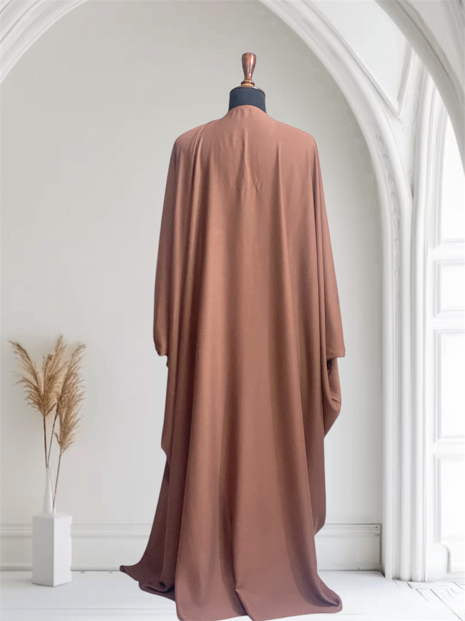 Royal Majestic Abaya (Abaya + Niqab+  Hijab + Hidden Belt)