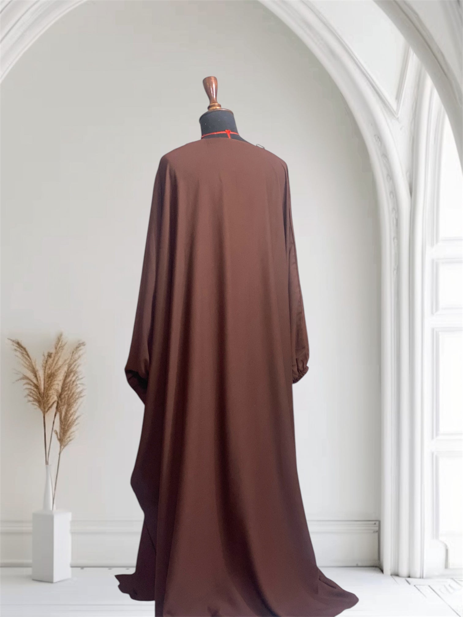 Royal Majestic Abaya (Abaya + Niqab+  Hijab + Hidden Belt)