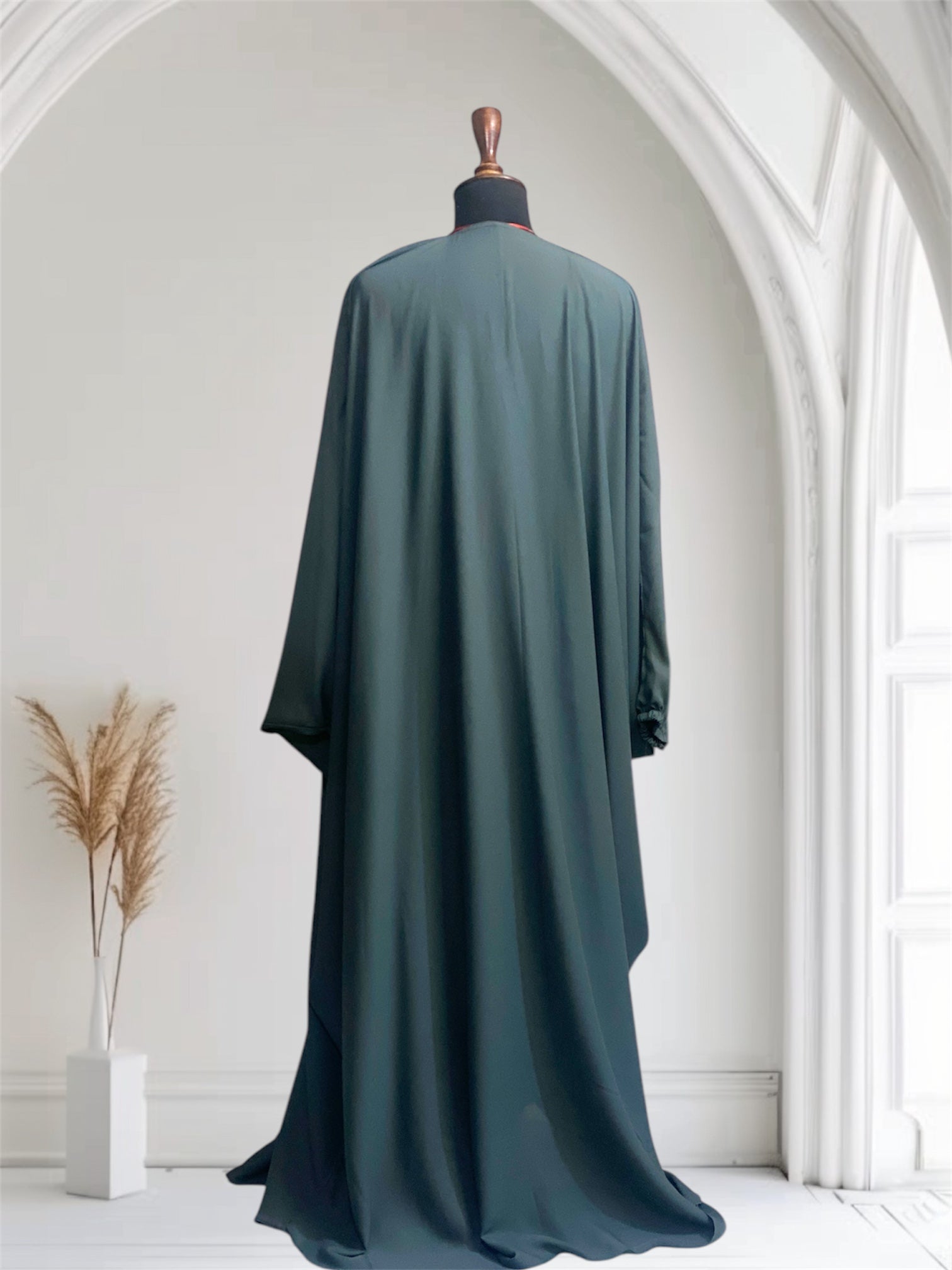 Royal Majestic Abaya (Abaya + Niqab+  Hijab + Hidden Belt)