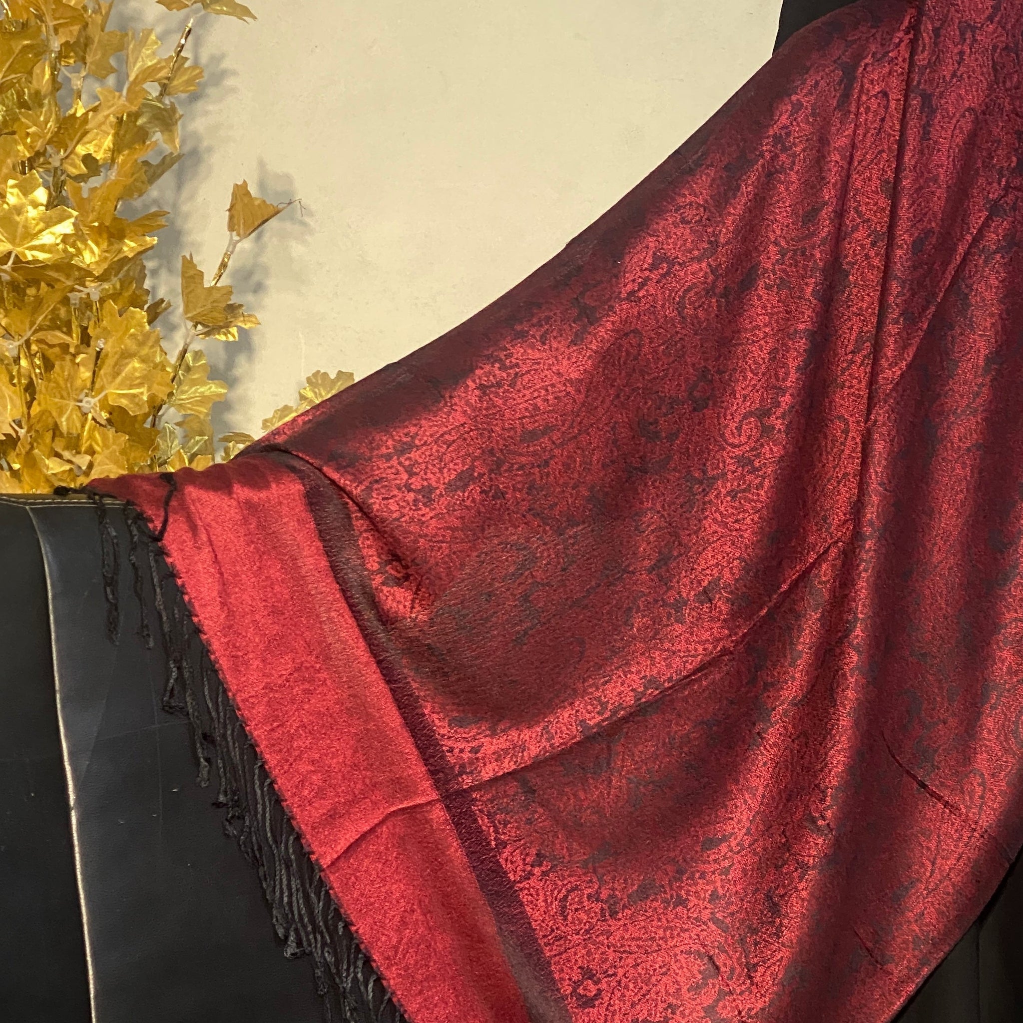 Two-Tone Pashmina - Red