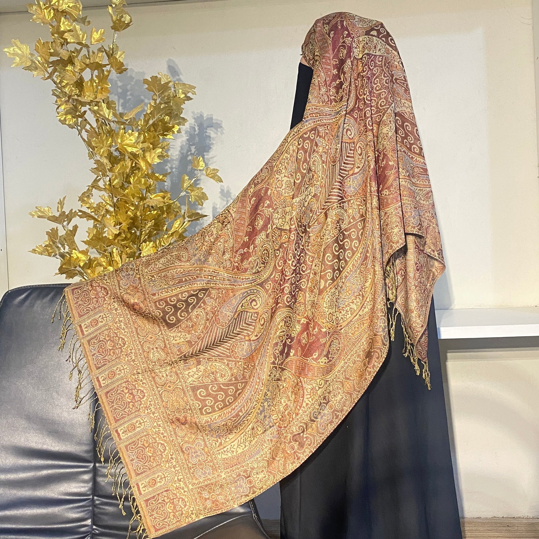 Multi-Tone Pashmina - Rose Pink