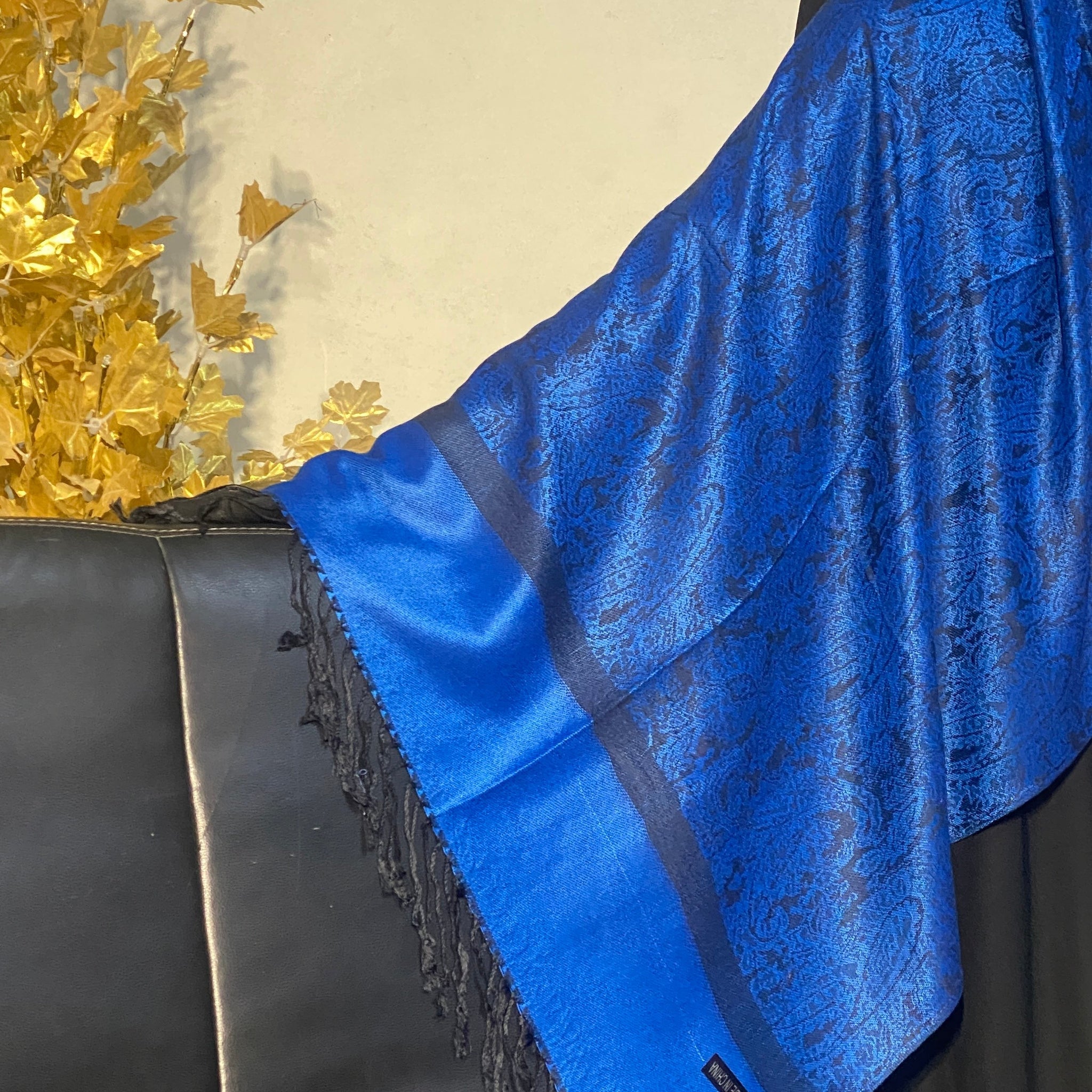 Two-Tone Pashmina - Royal Blue