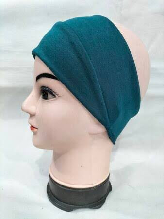 Headband cap - Teal Blue