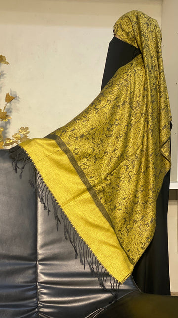 Two-Tone Pashmina - Yellow